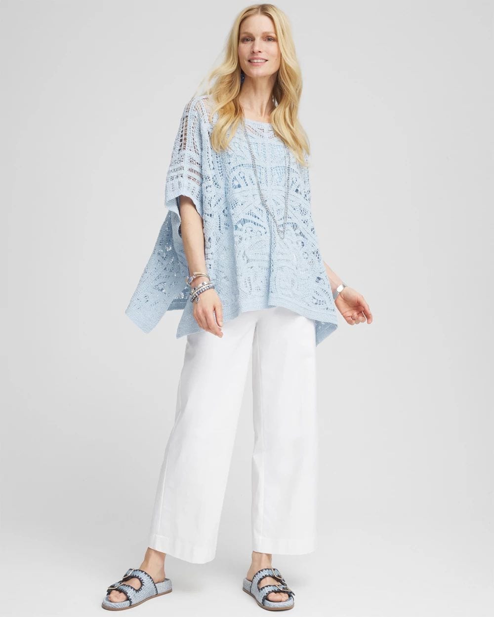 Crochet Lace Poncho | Chico's